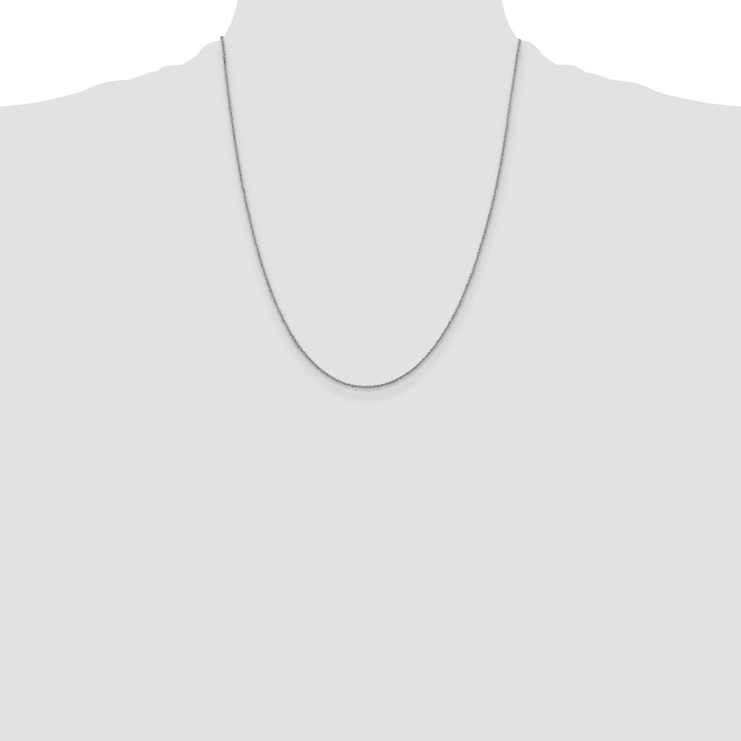 Gold 1mm Singapore Chain, 22