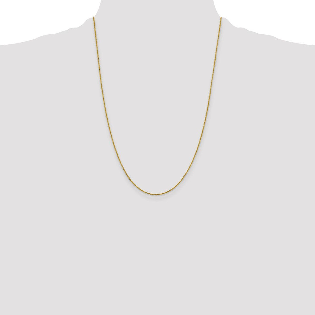 Gold 1mm Singapore Chain, 24