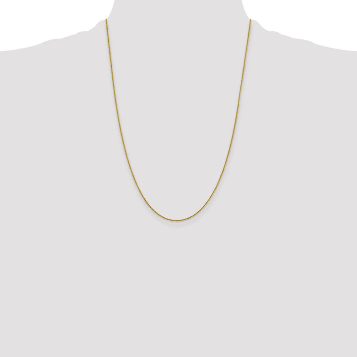 Gold 1mm Singapore Chain, 24" - Chain - Design Jewellers Edmonton