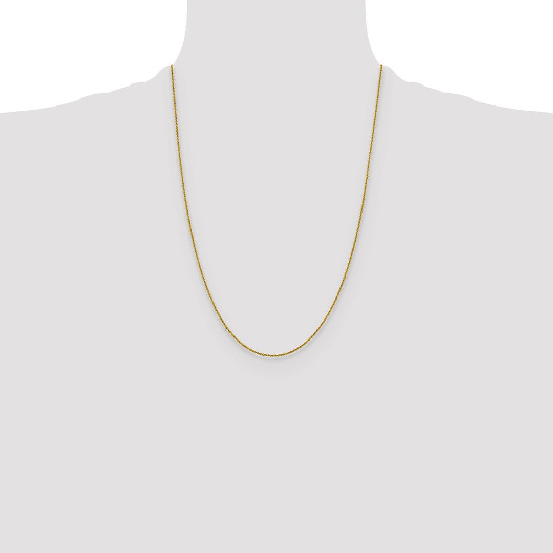 Gold 1mm Singapore Chain, 24