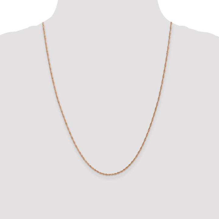 Gold 1mm Singapore Chain, 24" - Chain - Design Jewellers Edmonton