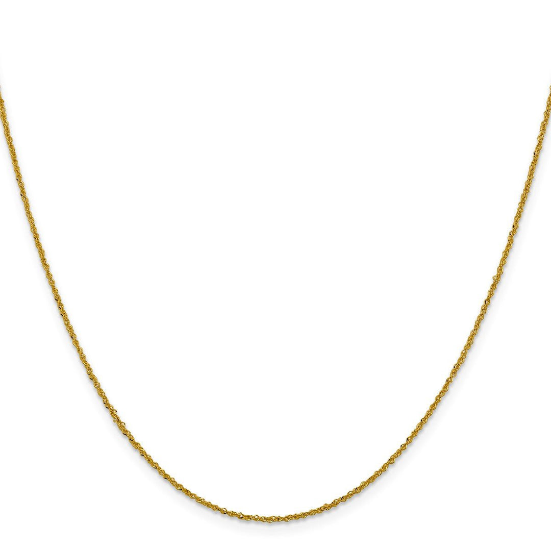 Gold 1mm Singapore Chain, 24
