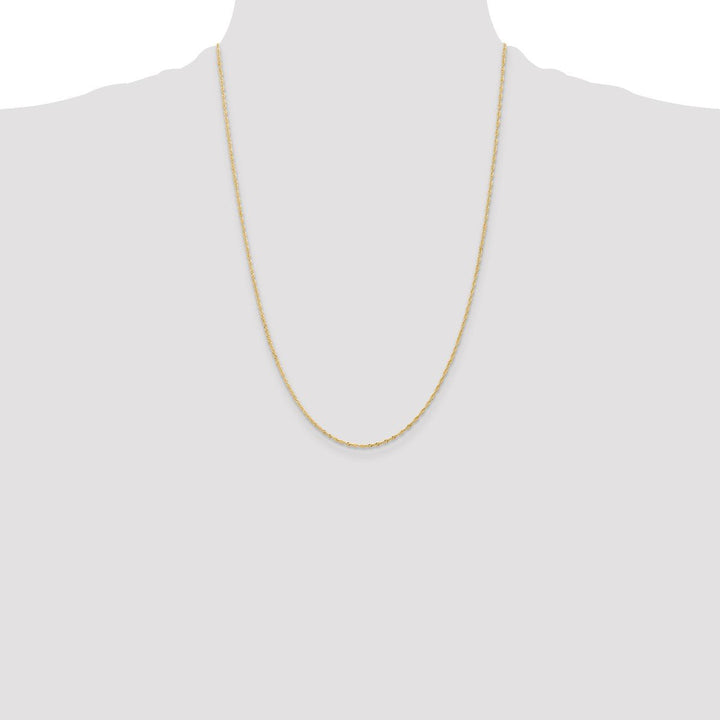 Gold 1mm Singapore Chain, 24" - Chain - Design Jewellers Edmonton