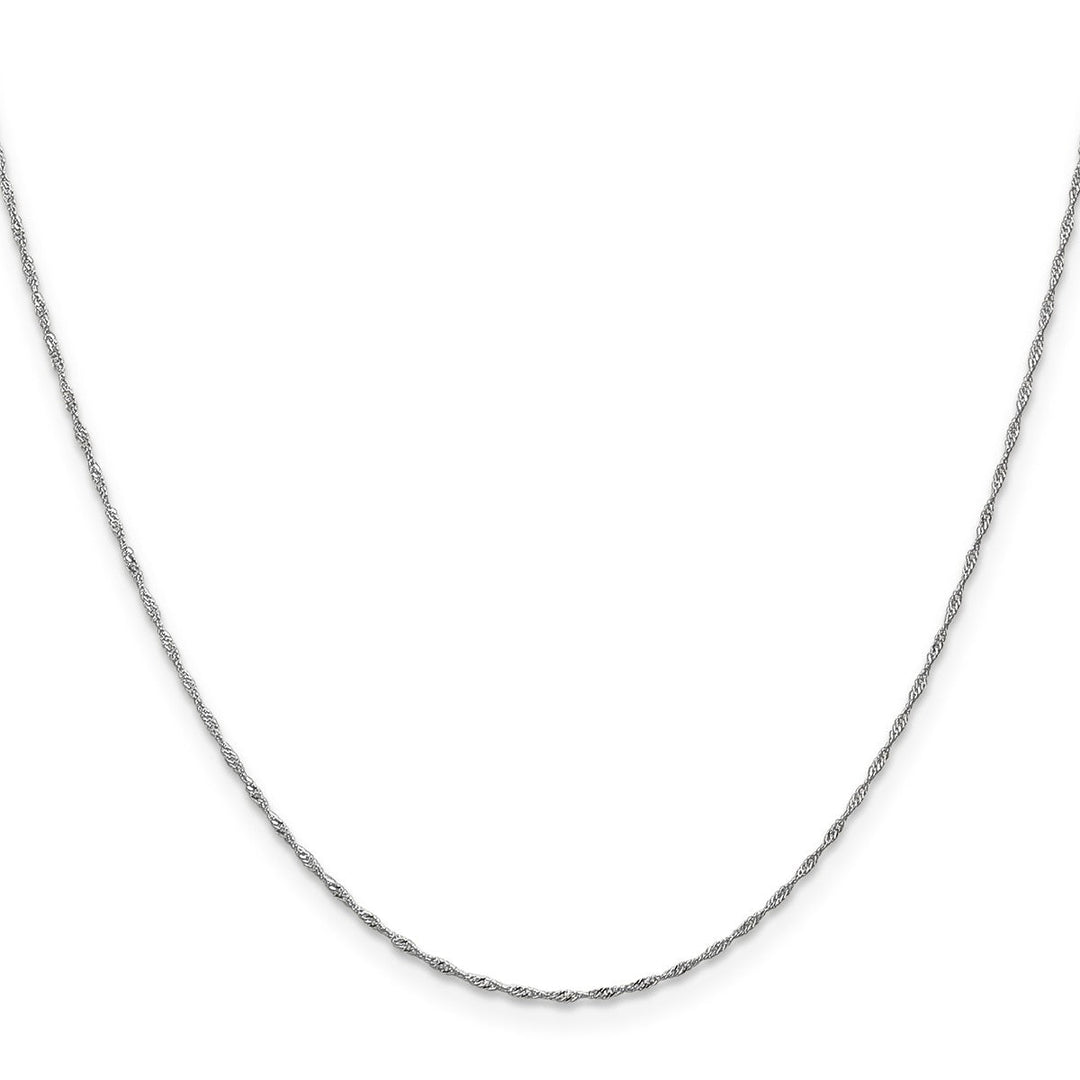 Gold 1mm Singapore Chain, 24
