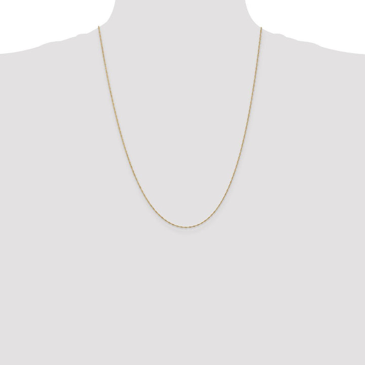 Gold 1mm Singapore Chain, 24" - Chain - Design Jewellers Edmonton
