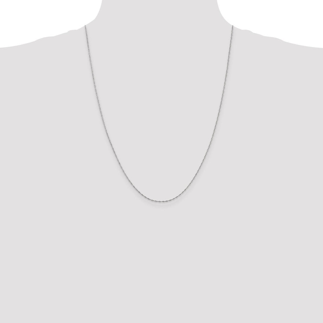 Gold 1mm Singapore Chain, 24