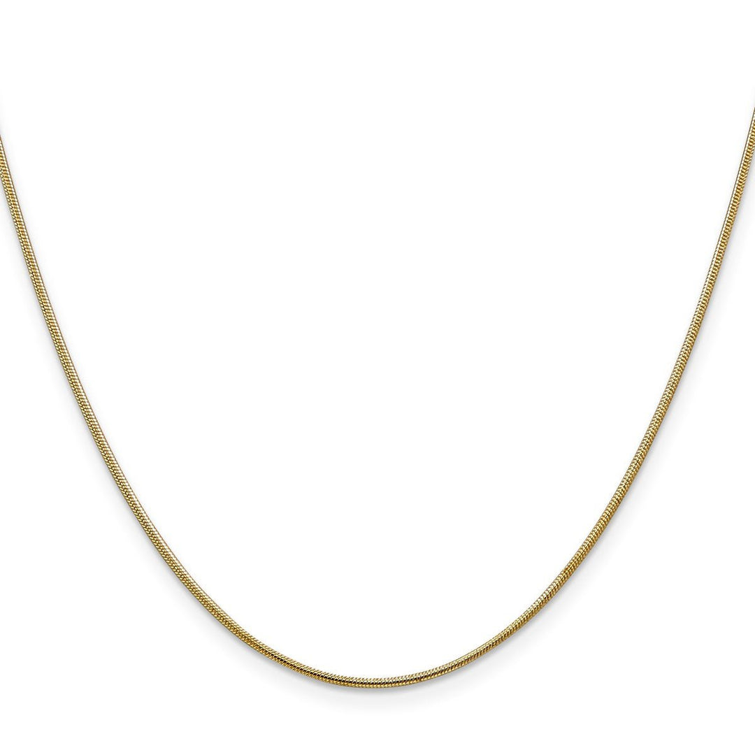 Gold 1mm Snake Chain, 24
