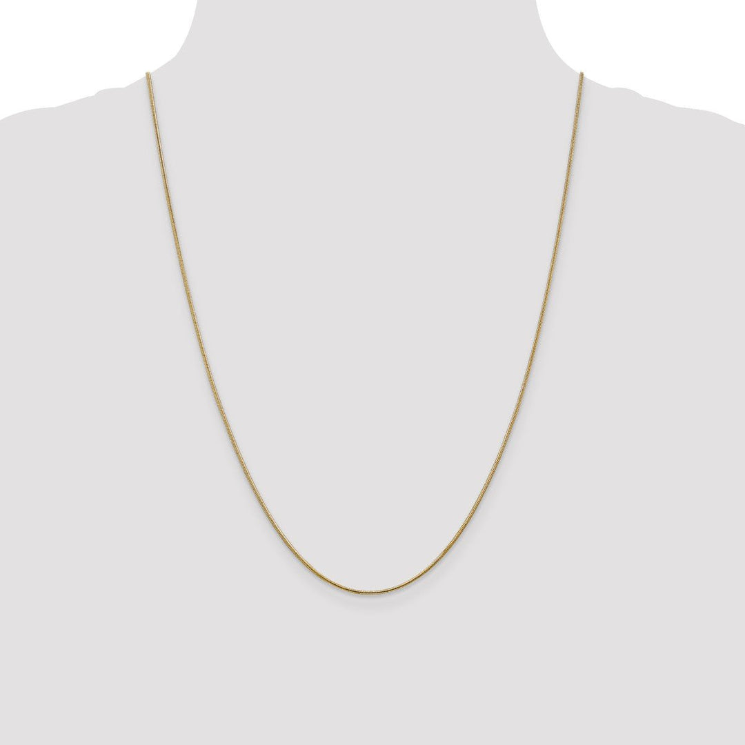 Gold 1mm Snake Chain, 24