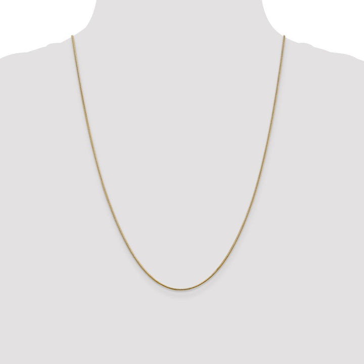 Gold 1mm Snake Chain, 24" - Chain - Design Jewellers Edmonton