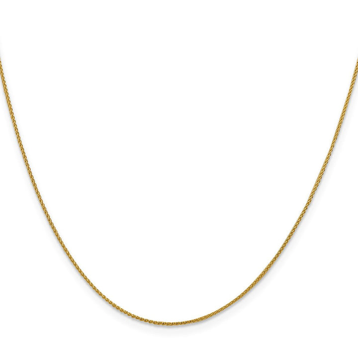 Gold 1mm Spiga (Wheat) Chain, 16" - Chain - Design Jewellers Edmonton