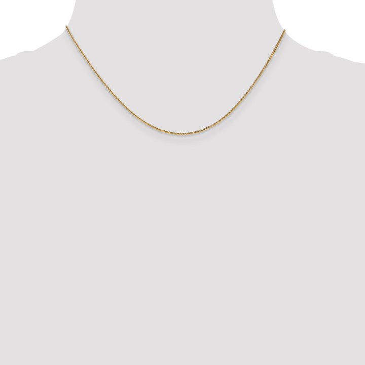 Gold 1mm Spiga (Wheat) Chain, 16" - Chain - Design Jewellers Edmonton
