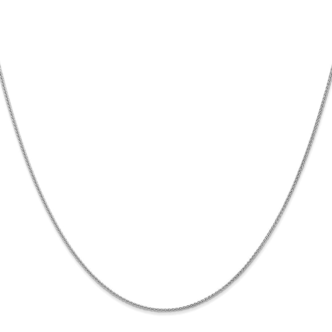 Gold 1mm Spiga (Wheat) Chain, 18