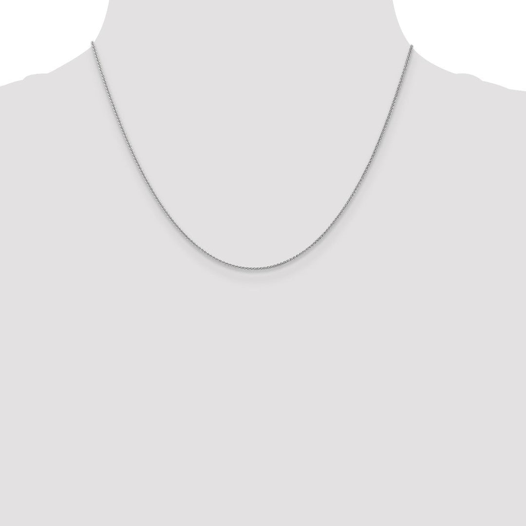 Gold 1mm Spiga (Wheat) Chain, 18