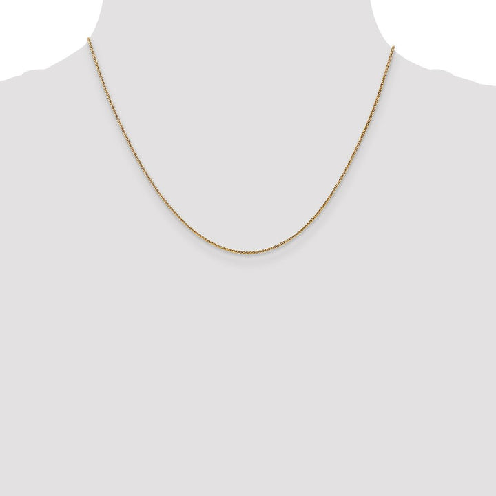Gold 1mm Spiga (Wheat) Chain, 18" - Chain - Design Jewellers Edmonton