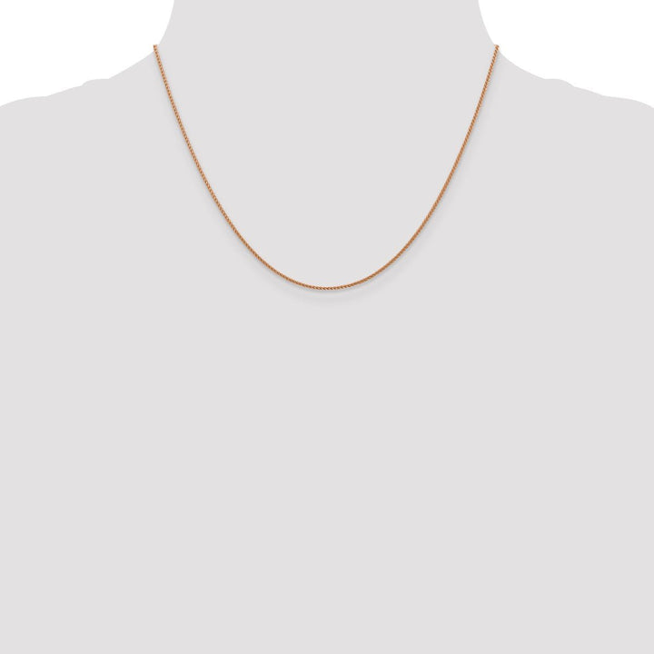 Gold 1mm Spiga (Wheat) Chain, 18" - Chain - Design Jewellers Edmonton
