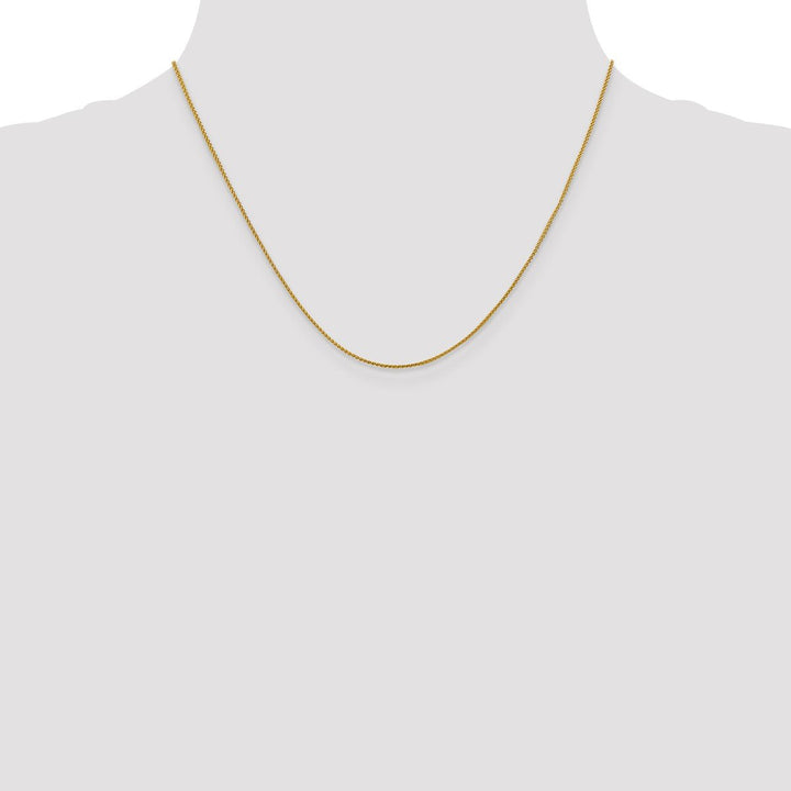 Gold 1mm Spiga (Wheat) Chain, 18" - Chain - Design Jewellers Edmonton