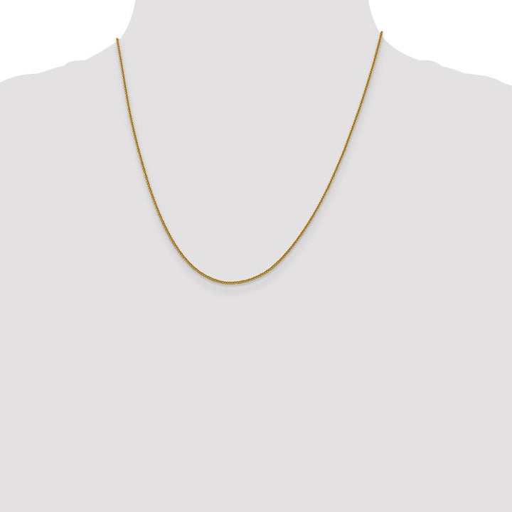 Gold 1mm Spiga (Wheat) Chain, 20" - Chain - Design Jewellers Edmonton