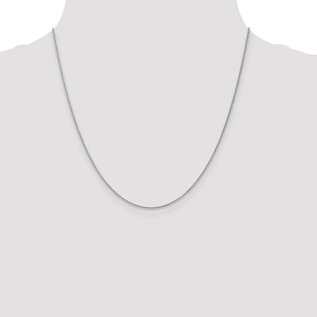 Gold 1mm Spiga (Wheat) Chain, 20