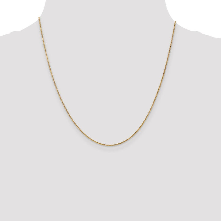 Gold 1mm Spiga (Wheat) Chain, 20" - Chain - Design Jewellers Edmonton