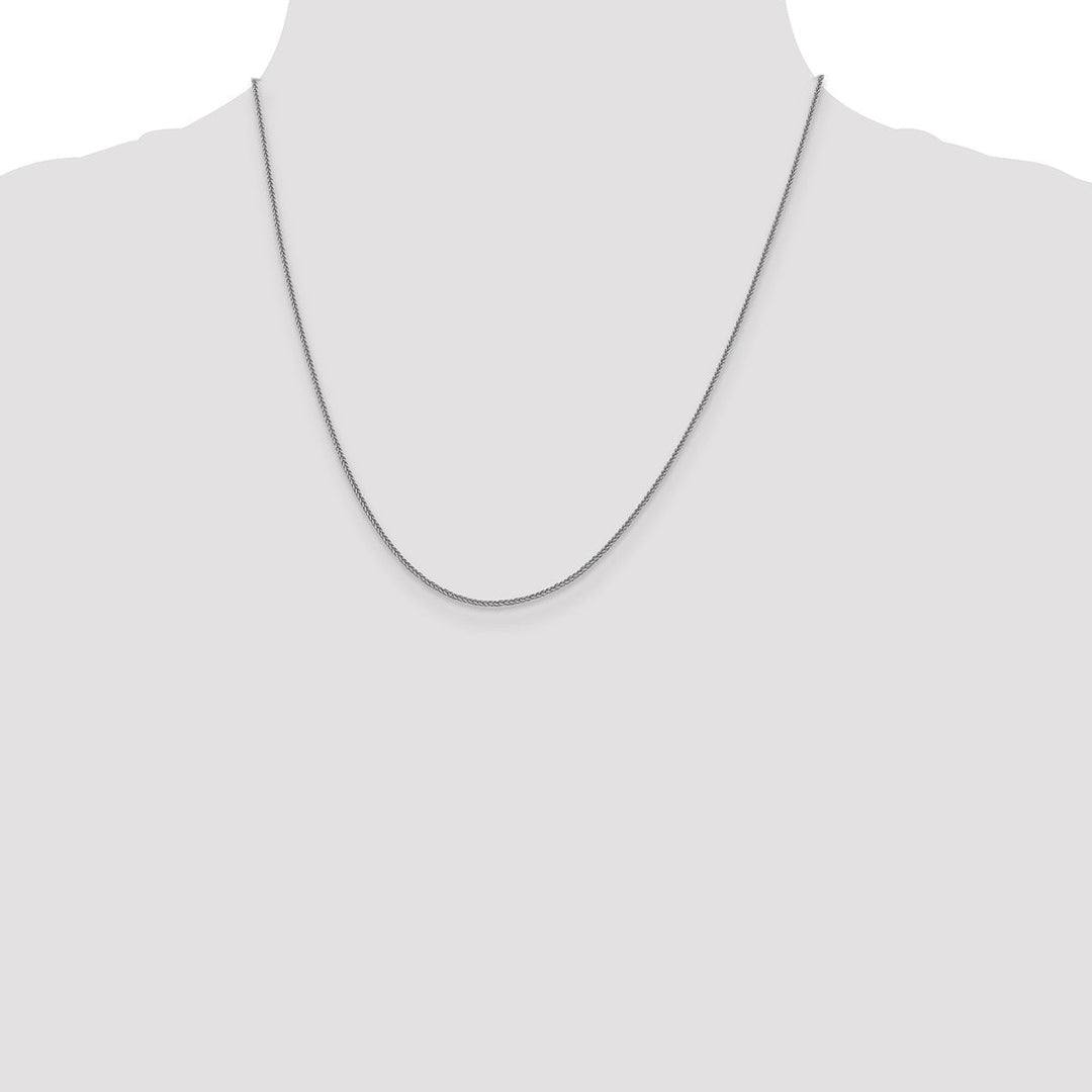 Gold 1mm Spiga (Wheat) Chain, 20
