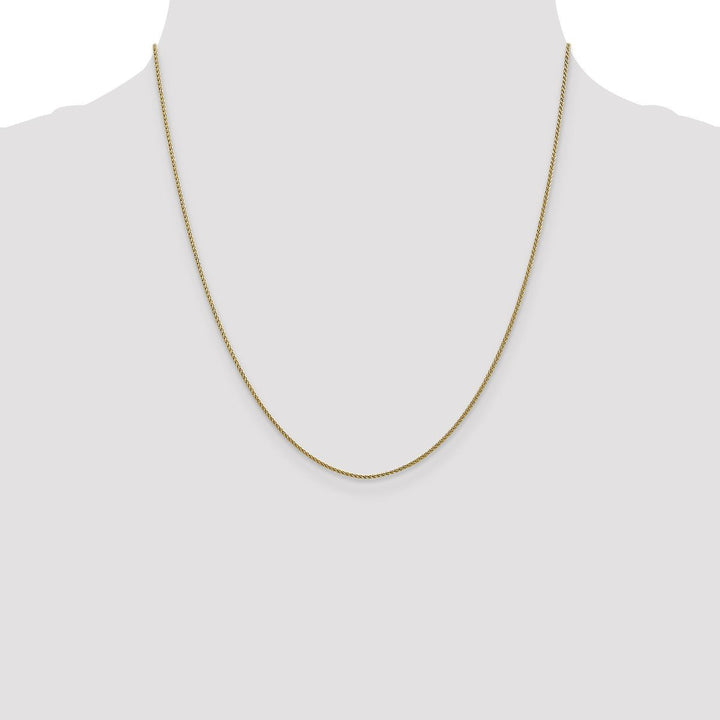 Gold 1mm Spiga (Wheat) Chain, 20" - Chain - Design Jewellers Edmonton