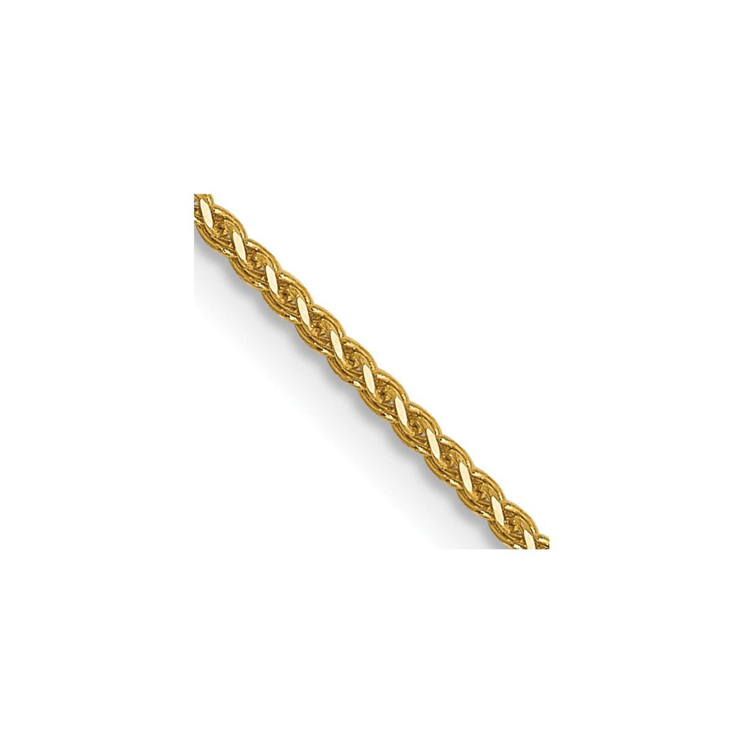 Gold 1mm Spiga (Wheat) Chain, 20"