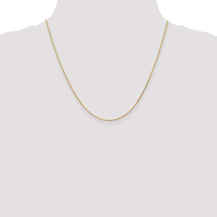 Gold 1mm Spiga (Wheat) Chain, 20" - Chain - Design Jewellers Edmonton