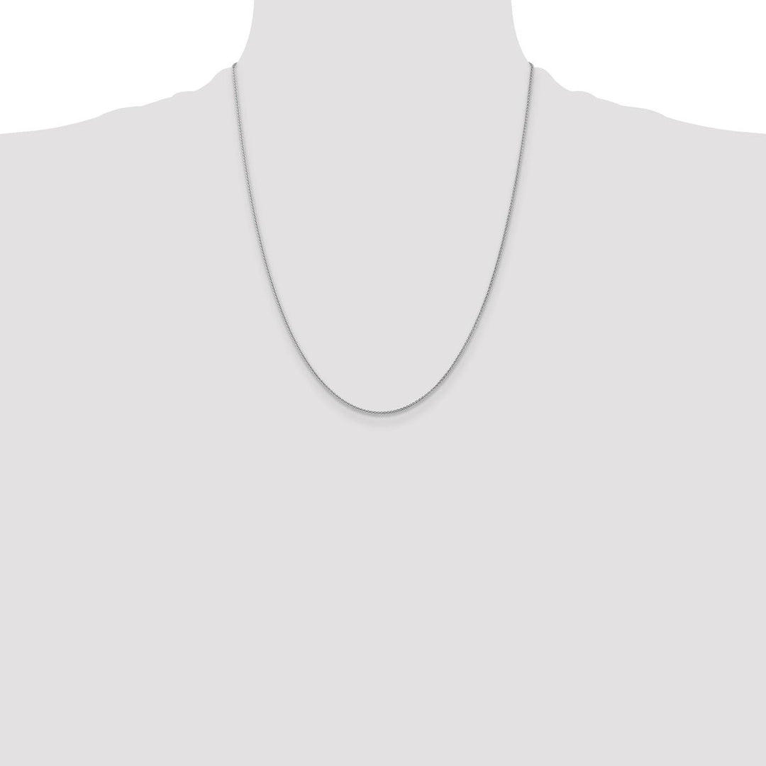 Gold 1mm Spiga (Wheat) Chain, 22