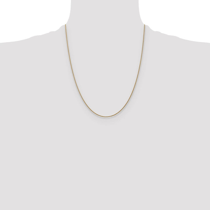 Gold 1mm Spiga (Wheat) Chain, 22" - Chain - Design Jewellers Edmonton