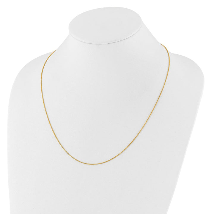 Gold 1mm Spiga (Wheat) Chain, 22" - Chain - Design Jewellers Edmonton