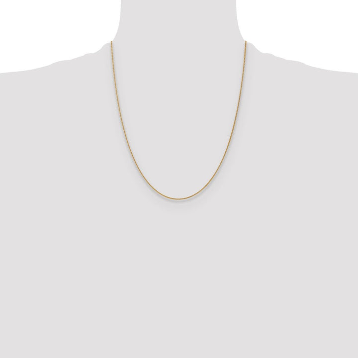 Gold 1mm Spiga (Wheat) Chain, 22" - Chain - Design Jewellers Edmonton
