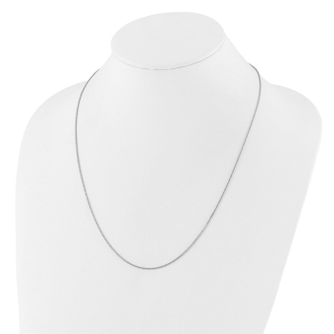 Gold 1mm Spiga (Wheat) Chain, 22