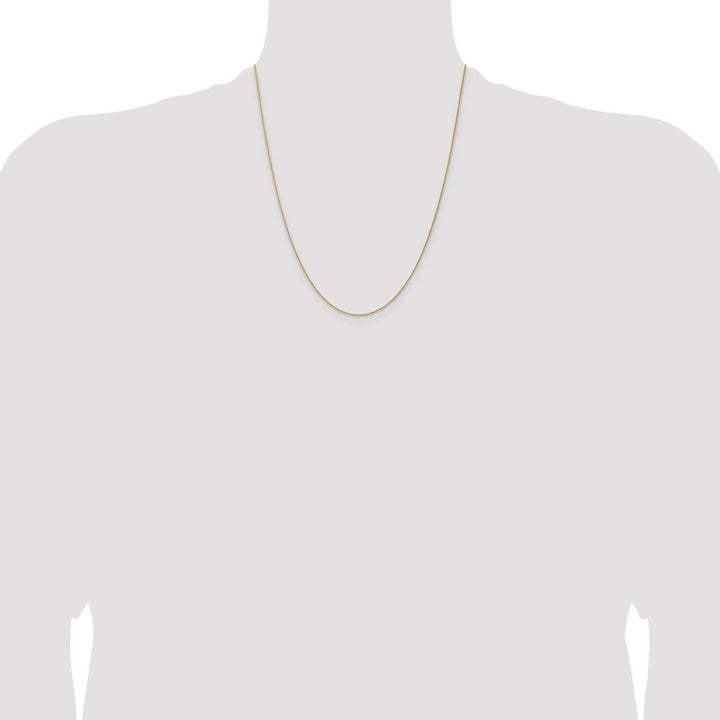 Gold 1mm Spiga (Wheat) Chain, 22" - Chain - Design Jewellers Edmonton