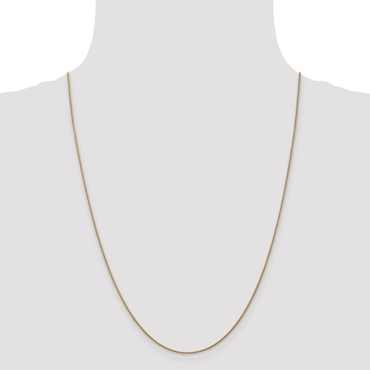 Gold 1mm Spiga (Wheat) Chain, 24" - Chain - Design Jewellers Edmonton