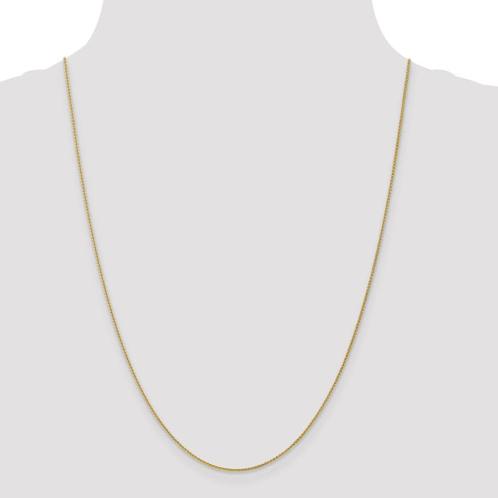 Gold 1mm Spiga (Wheat) Chain, 24" - Chain - Design Jewellers Edmonton