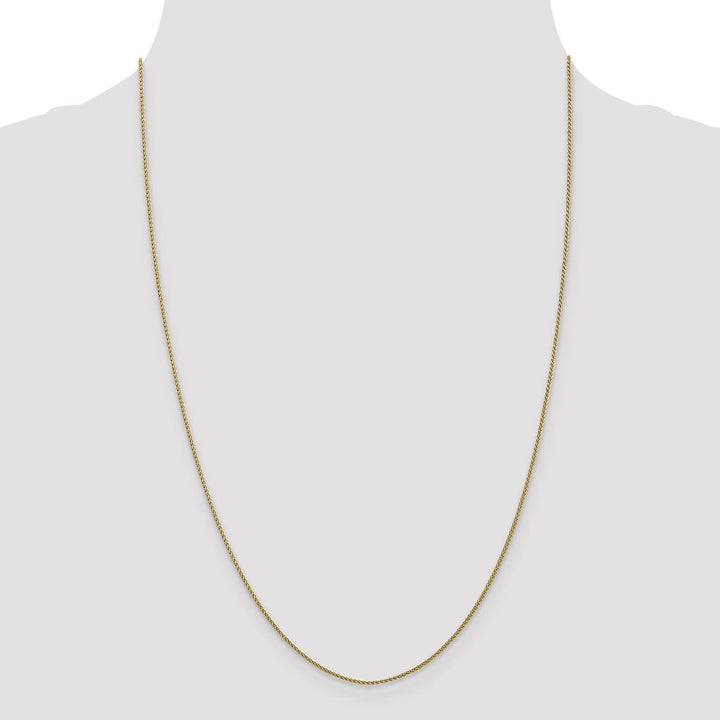 Gold 1mm Spiga (Wheat) Chain, 24" - Chain - Design Jewellers Edmonton