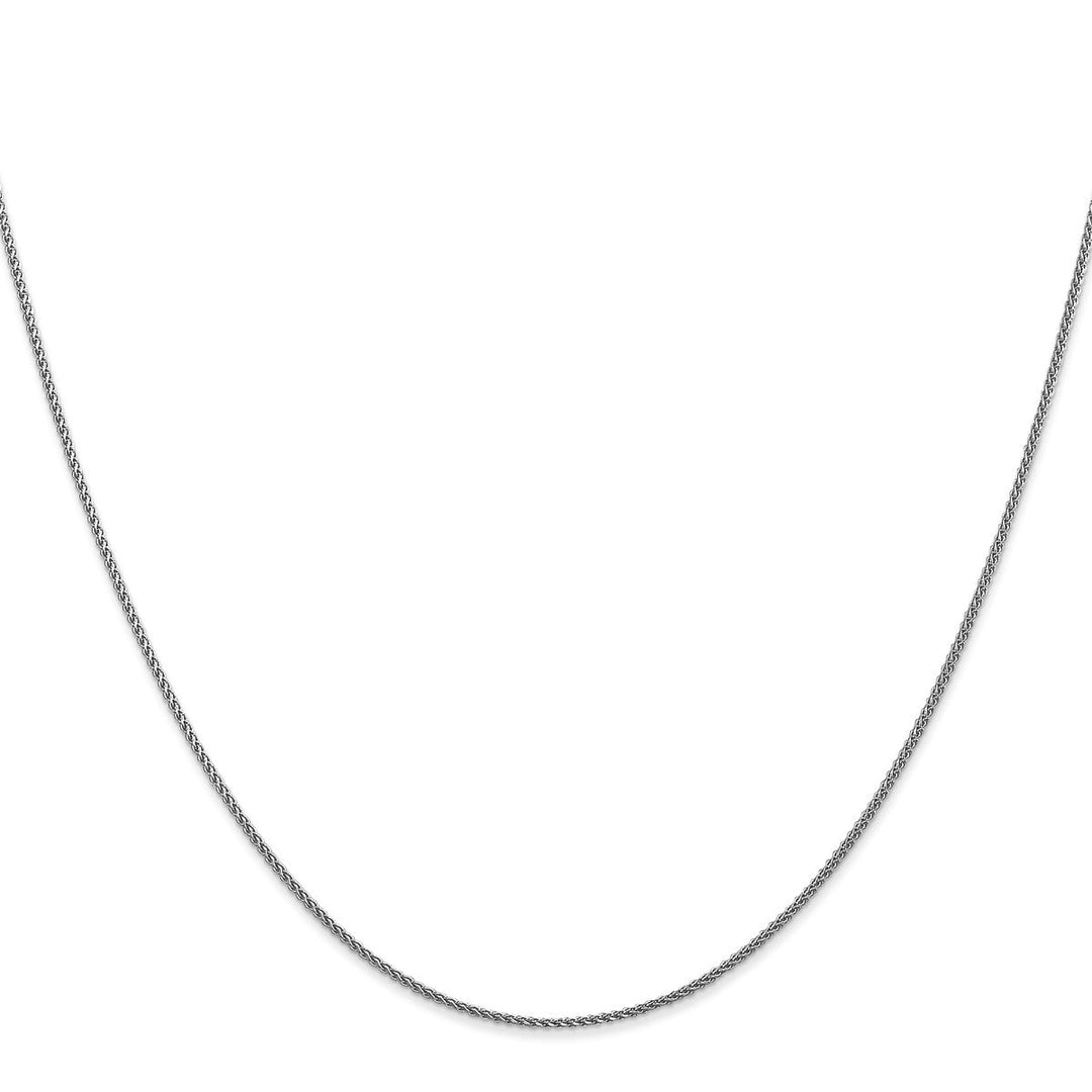 Gold 1mm Spiga (Wheat) Chain, 24