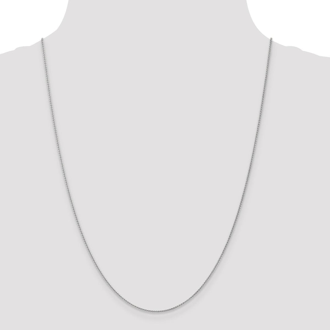 Gold 1mm Spiga (Wheat) Chain, 24