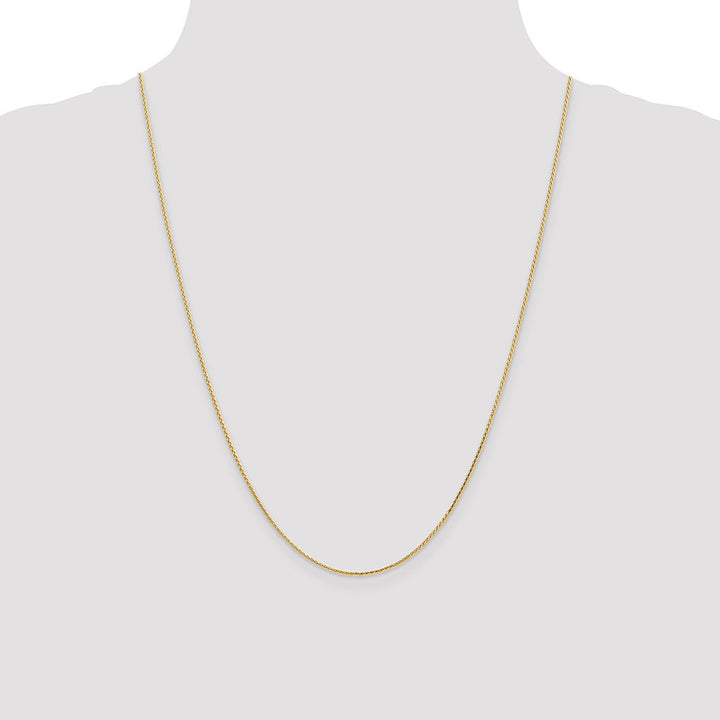 Gold 1mm Spiga (Wheat) Chain, 24" - Chain - Design Jewellers Edmonton