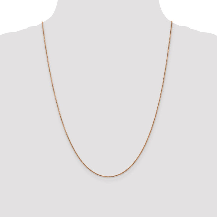 Gold 1mm Spiga (Wheat) Chain, 24" - Chain - Design Jewellers Edmonton
