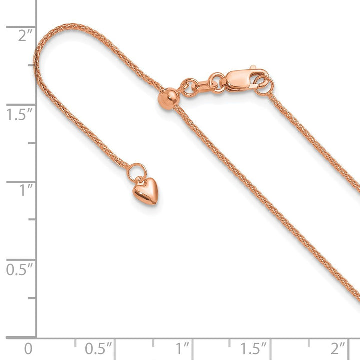 Gold 1mm Spiga (Wheat) Chain, 26" - Chain - Design Jewellers Edmonton