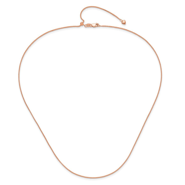 Gold 1mm Spiga (Wheat) Chain, 26" - Chain - Design Jewellers Edmonton