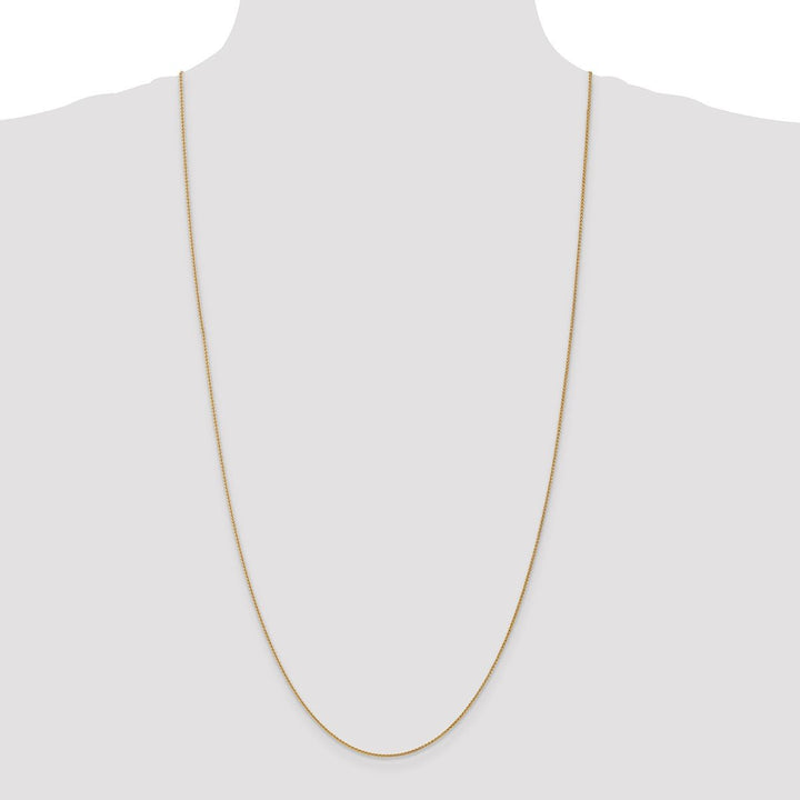 Gold 1mm Spiga (Wheat) Chain, 30" - Chain - Design Jewellers Edmonton