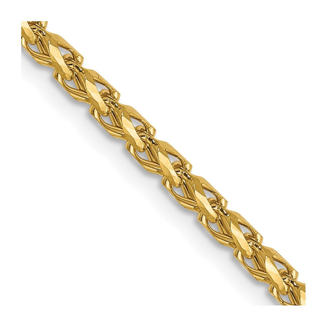 Gold 2.1mm Franco Chain, 20"