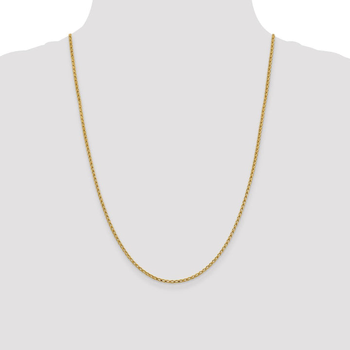 Gold 2.1mm Franco Chain, 24" - Chain - Design Jewellers Edmonton