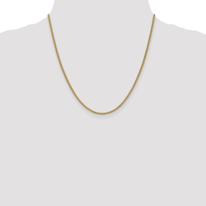 Gold 2.1mm Spiga (Wheat) Chain, 20" - Chain - Design Jewellers Edmonton