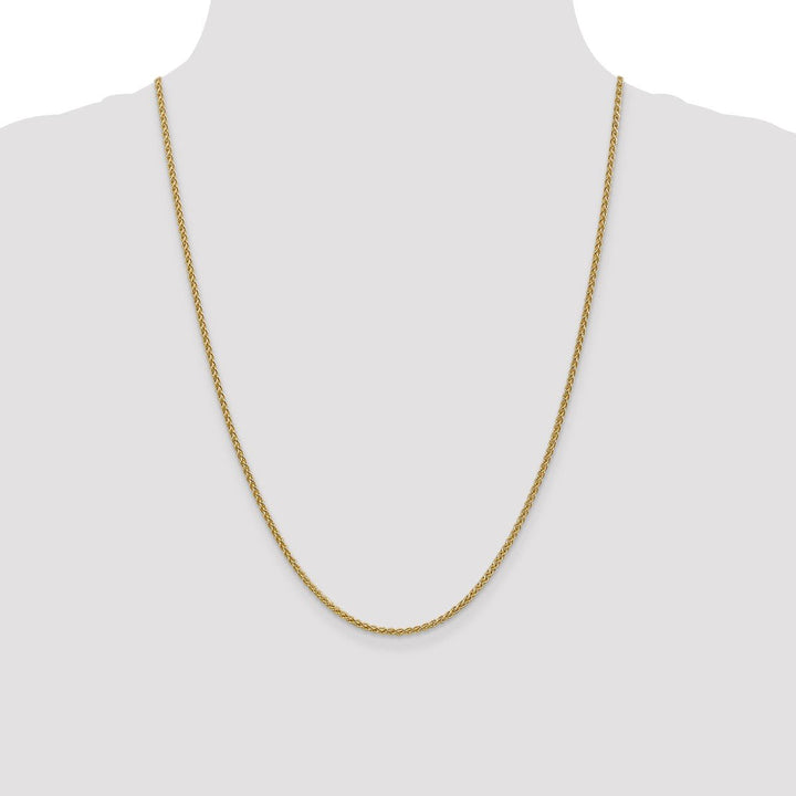Gold 2.1mm Spiga (Wheat) Chain, 24" - Chain - Design Jewellers Edmonton