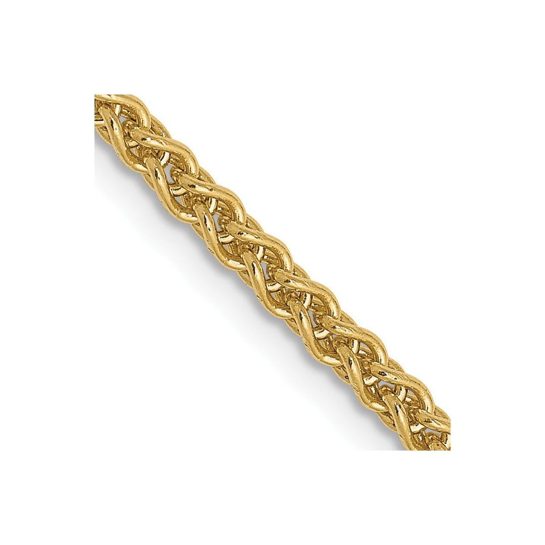 Gold 2.1mm Spiga (Wheat) Chain, 30"