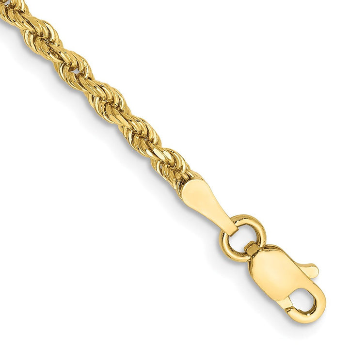 Gold 2.25mm Rope Chain, 10" - Chain - Design Jewellers Edmonton