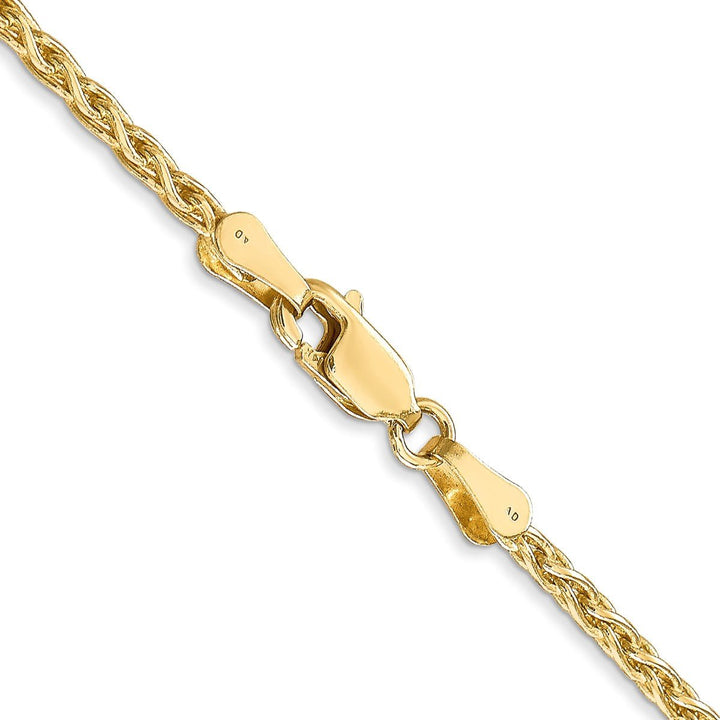 Gold 2.25mm Spiga (Wheat) Chain, 16" - Chain - Design Jewellers Edmonton